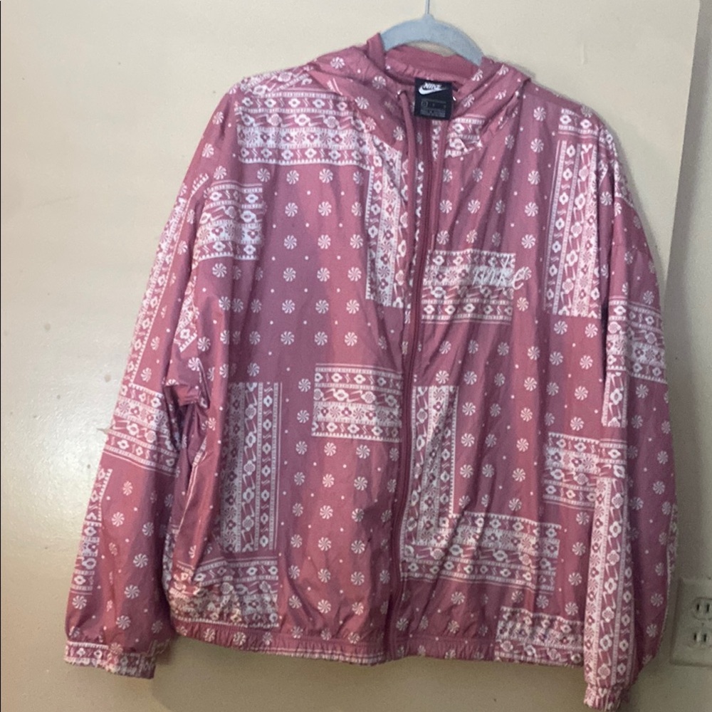 Women's Pink Patterned Jacket